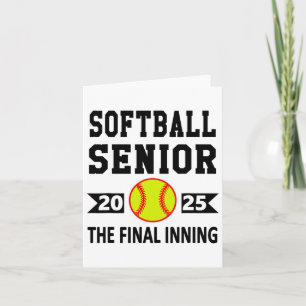 Senior Cl Of 2025 Softll Senior Night Graduation P Card