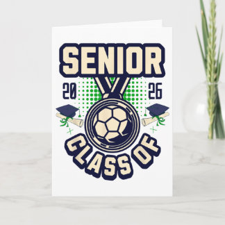 Senior Cl Of 2026 Graduation 2026 School Soccer Pl Card