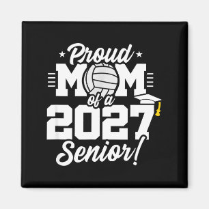 Senior Class 2027 School Volleyball Artwork Magnet