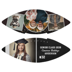 Senior Class Custom Team Number 4 photo Football