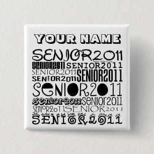 Senior Class of 2011 Pinback Button
