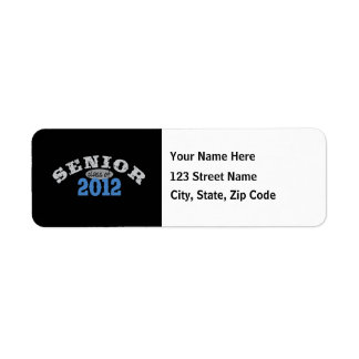 Senior Class of 2012 Label