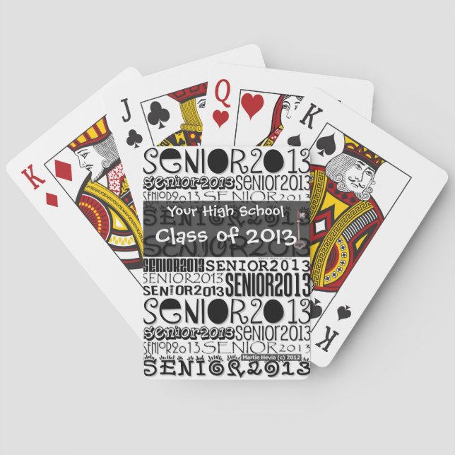 Senior Class of 2013 - Playing Cards (Back)