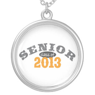Senior Class of 2013 Silver Plated Necklace
