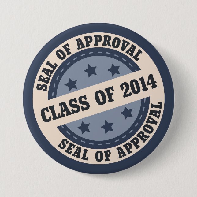 Senior Class of 2014 Badge Button (Front)