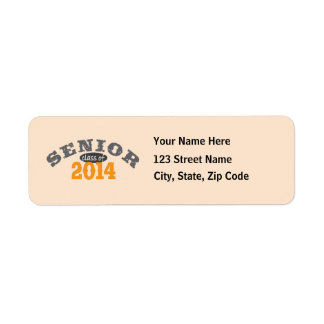 Senior Class of 2014 Label
