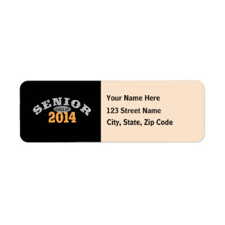 Senior Class of 2014 Label