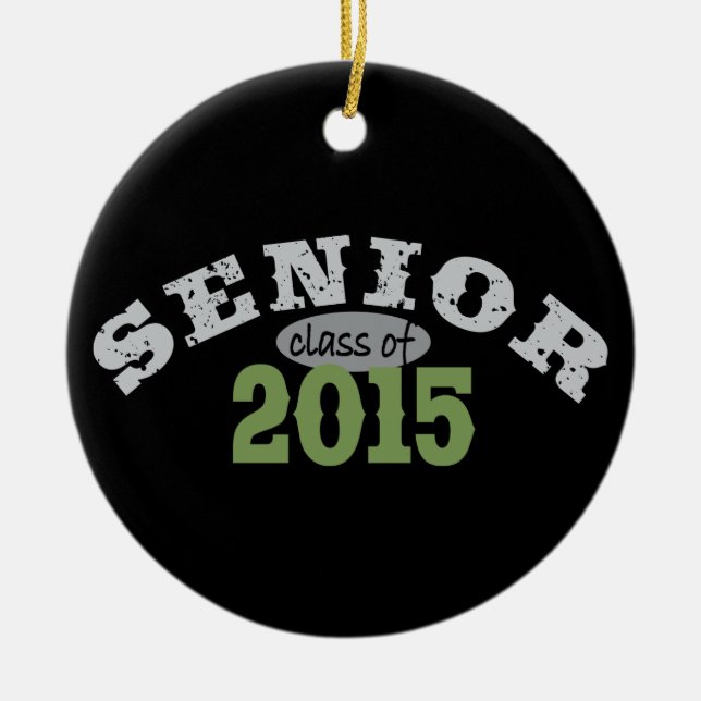 Senior Class of 2015 Ceramic Ornament (Front)