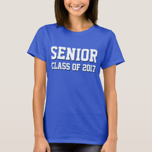 Senior Class of 2017 Rainbow Tie-Dye T-Shirt