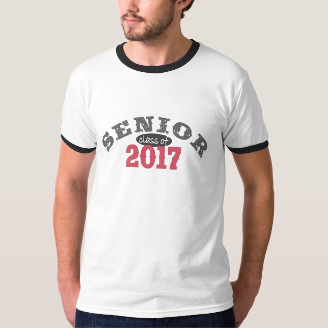 Senior Class of 2017 Red T-Shirt (Front)
