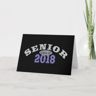 Senior Class of 2018 Purple Card