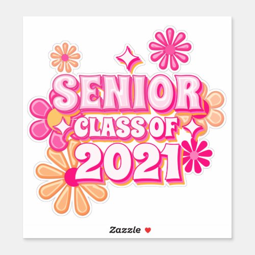 Senior Class of 2021 Graduate Sticker