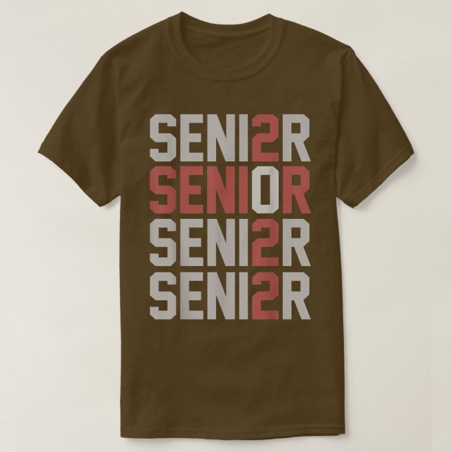 Senior Class of 2022 Grad 22 T-Shirt (Design Front)
