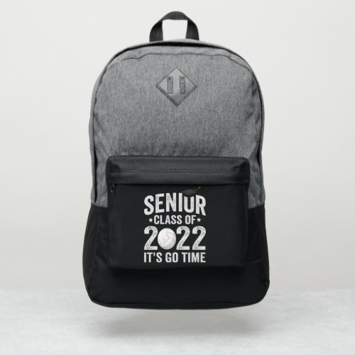 Senior Class of 2022 Its Go Time Funny Volleyball Port Authority Backpack