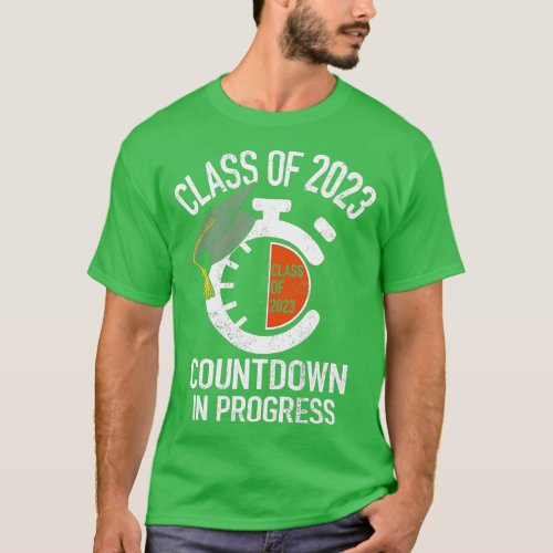 Senior Class Of 2023 Countdown In Progress Graduat T_Shirt