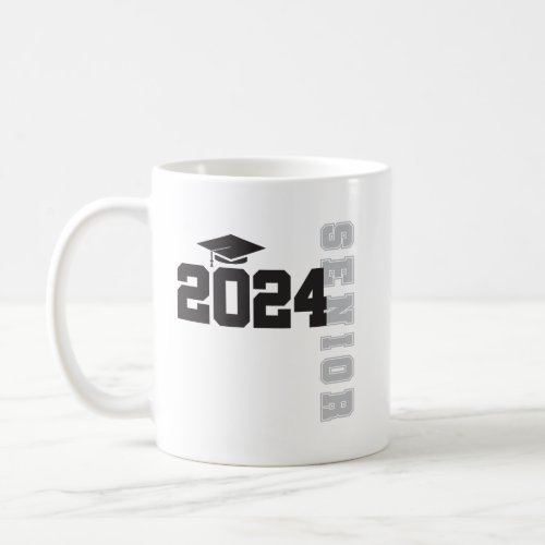 Senior Class of 2024 Cap Graduation Coffee Mug