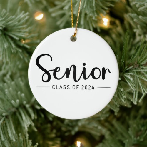 Senior Class of 2024 Ceramic Ornament