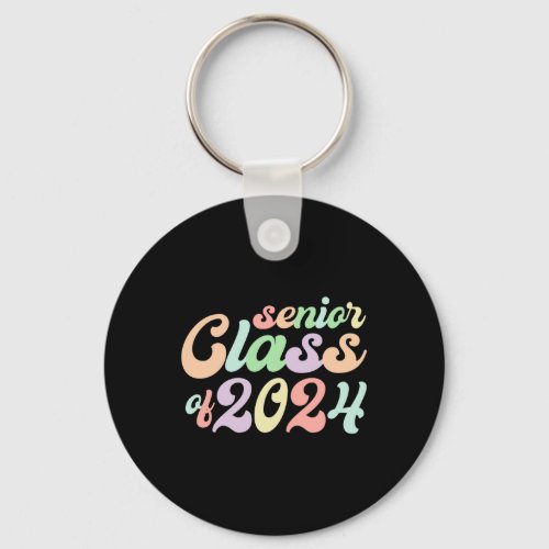 Senior Class Of 2024 Colorful Keychain