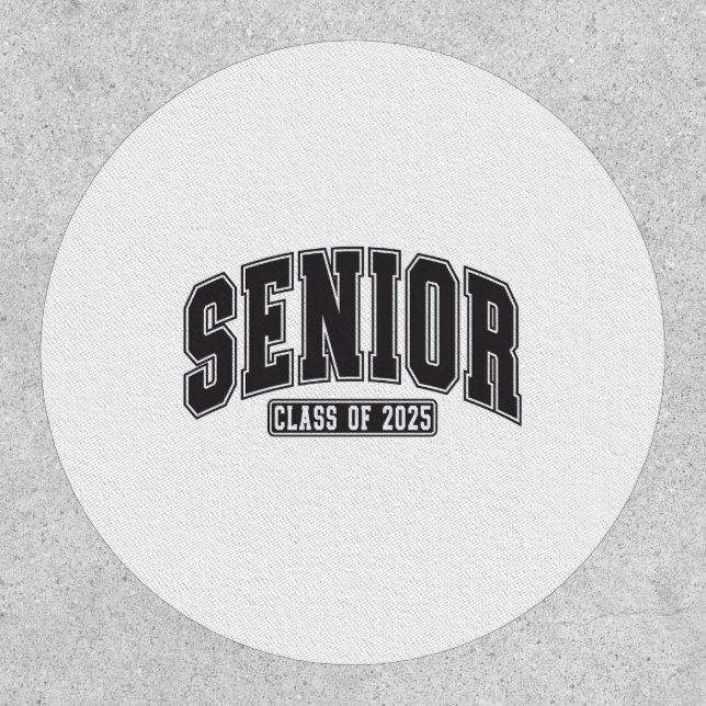 Senior Class of 2025 Class of 2025 Graduation  Patch (Front)