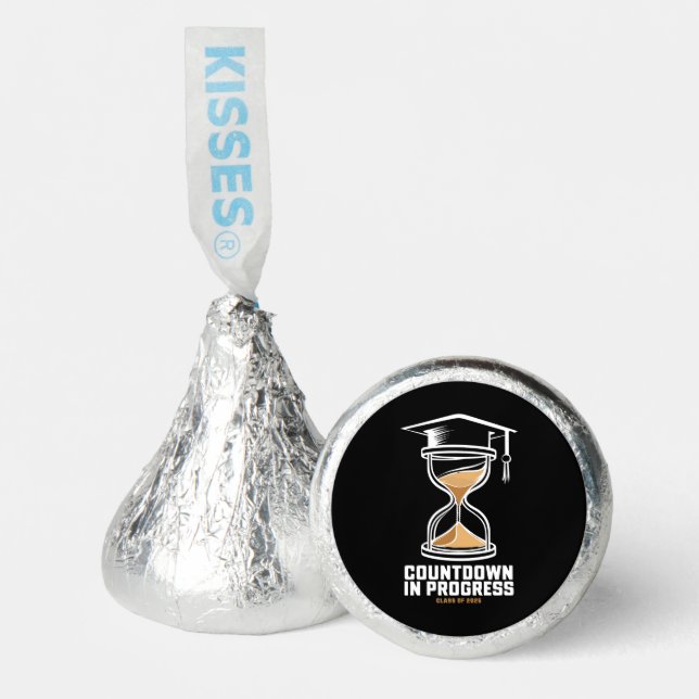 Senior Class Of 2025 Countdown to Graduation Gift Hershey®'s Kisses® (Front)