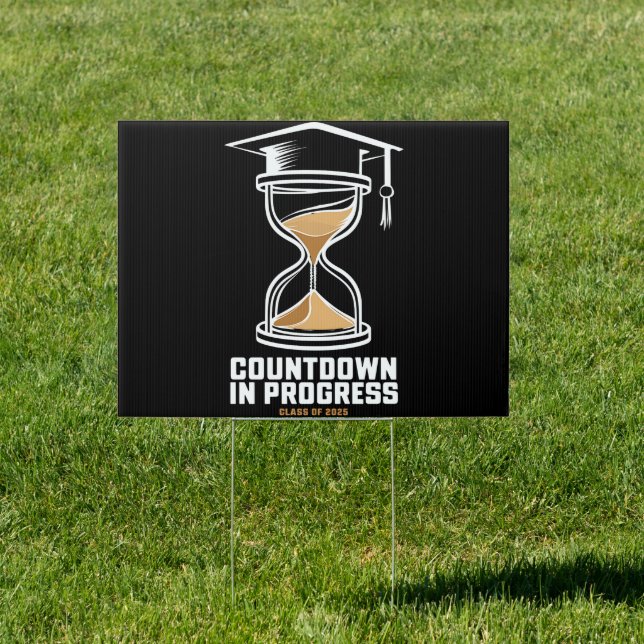 Senior Class Of 2025 Countdown to Graduation Gift Sign (Insitu)