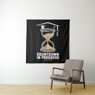 Senior Class Of 2025 Countdown to Graduation Gift Tapestry