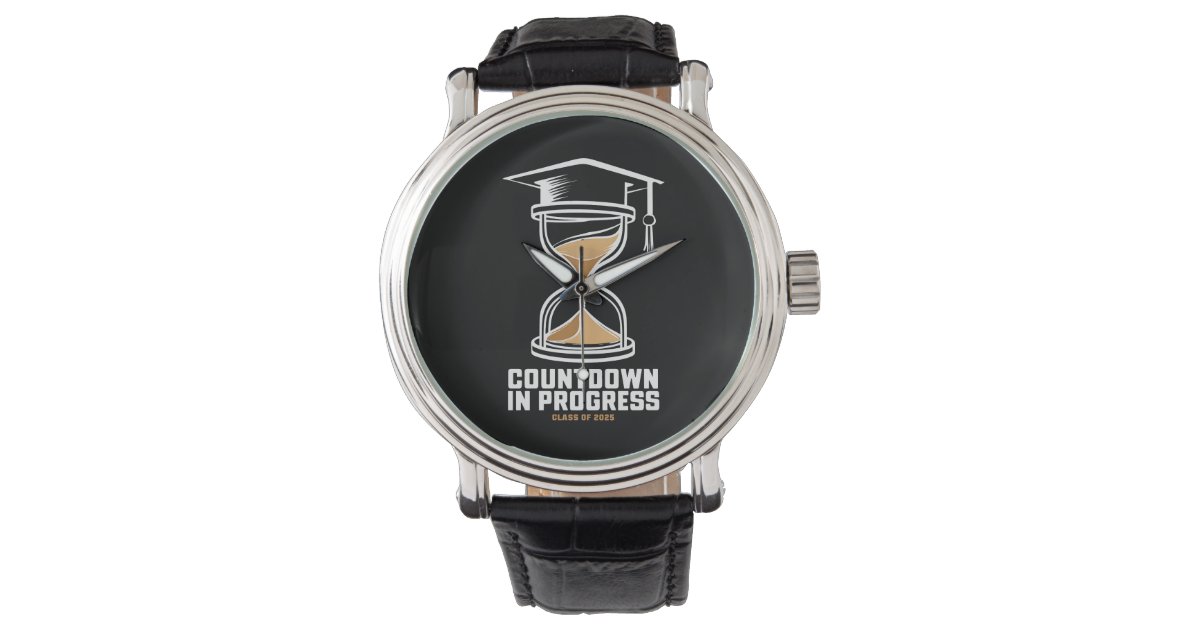Senior Class Of 2025 Countdown to Graduation Gift Watch | Zazzle