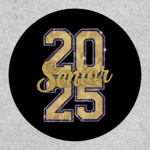 Senior Class Of 2025 Gold Graduation Graduate Patch