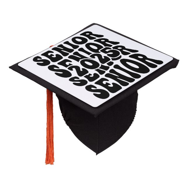 Senior Class of 2025 Graduation Cap Topper (Angled)