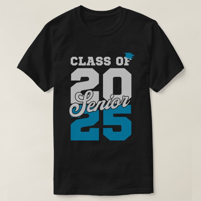 Senior Class Of 2025, Senior 2025 Back To School T-Shirt (Design Front)