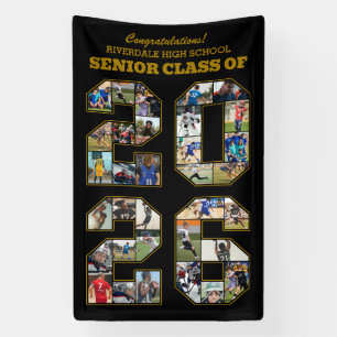 Senior Class of 2026 Congratulations Photo Collage Banner