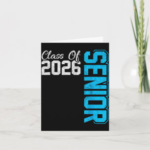 Senior class of 2026 graduate high school card