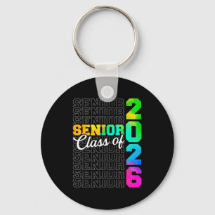 Senior class of 2026 graduate high school keychain