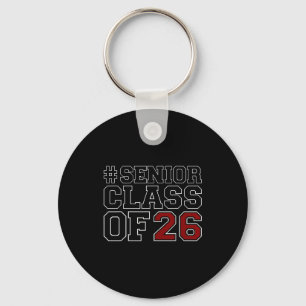 Senior class of 2026 graduate high school keychain