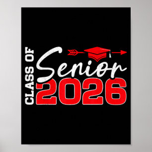 Senior class of 2026 graduate high schoolSenior cl Poster