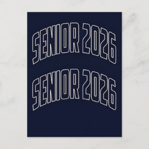 Senior Class Of 2026 Graduation Pride Design Holiday Postcard
