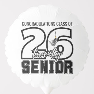 Senior Class of 2026 Graduation Tassel Photo Balloon