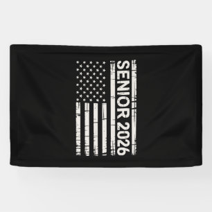 Senior Class Of 2026 Patriotic American USA Flag Banner