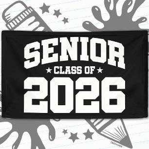 Senior Class of 2026 Varsity Graduation Quote Banner