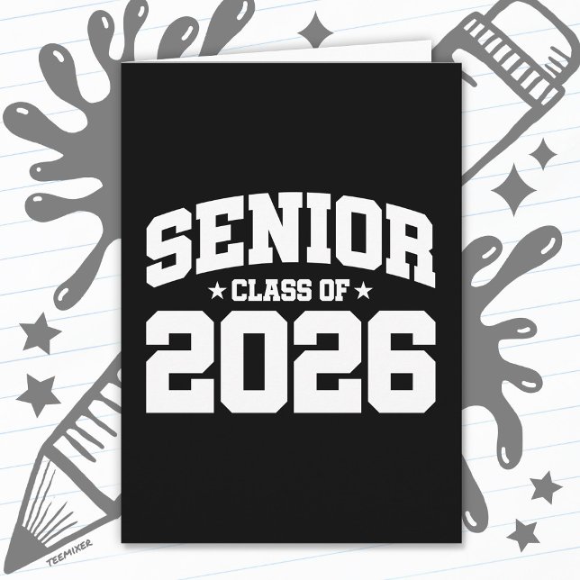 Senior Class of 2026 Varsity Graduation Quote Card (Creator Uploaded)
