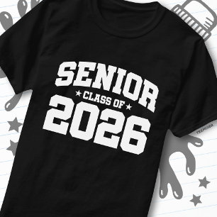 Senior Class of 2026 Varsity Graduation Quote T-Shirt