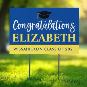 Senior Class Yard Sign, Congratulations Yard sign