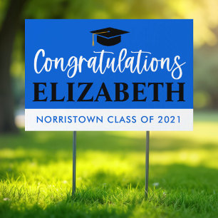 Senior Class Yard Sign, Congratulations Yard sign