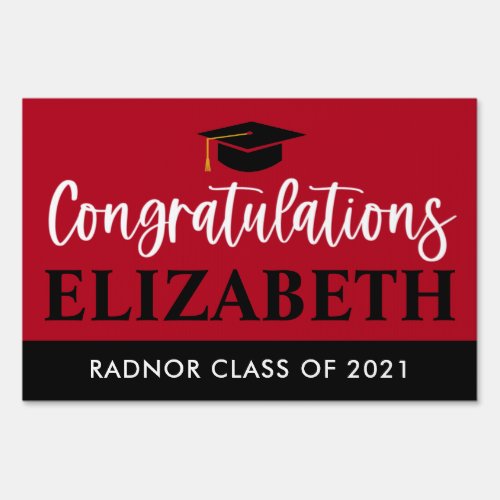 Senior Class Yard Sign Congratulations Yard sign