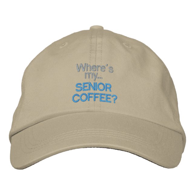 SENIOR COFFEE cap (Front)