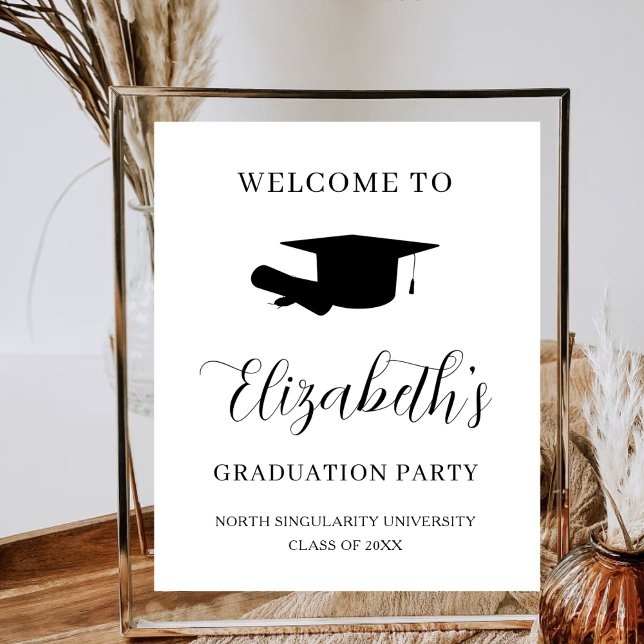 Senior College Graduation Party Welcome Graduate Poster (Creator Uploaded)