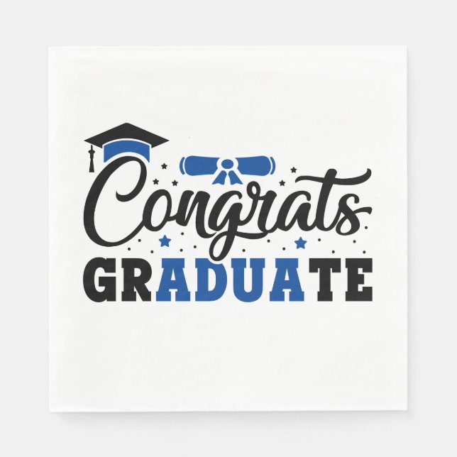 Senior Congrats Graduate Napkins (Front)