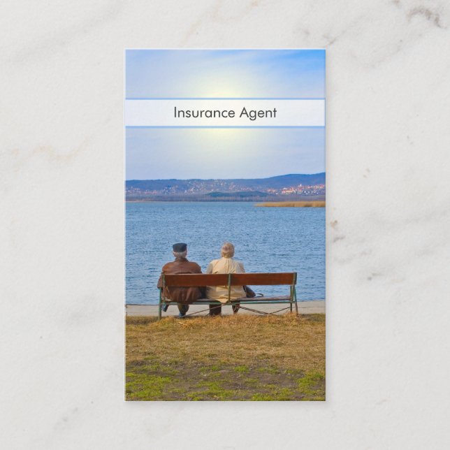 Senior Couple Business Card (Front)