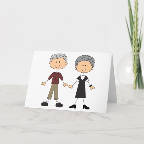 Senior Couple Card