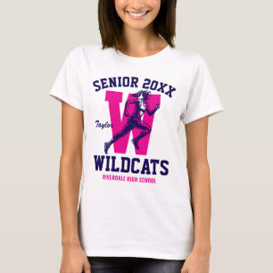 Senior Cross Country Marathon Running Sports Team T-Shirt
